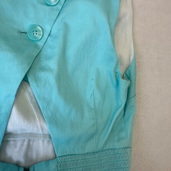 ModCloth x Care Bears Next Level Fit & Flare Dress Size XS Blue Camping Graphic - Picture 3 of 16